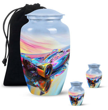 Large Urn With 2 Keepsake Urn