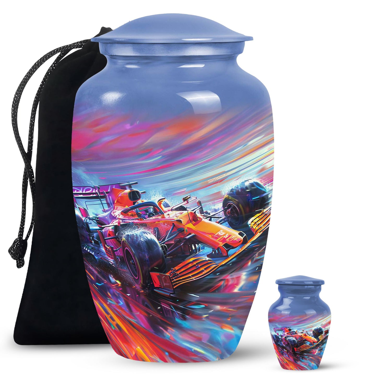 Personalized Car Cremation Urn for Human Ashes - 10-inch, 200 cu in - Yatskia