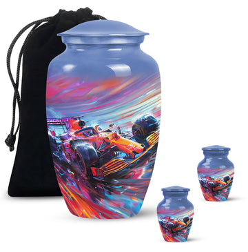 Large Urn With 2 Keepsake Urn