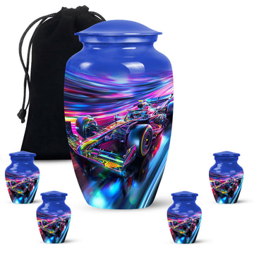 Large Urn With 4 Keepsake Urn