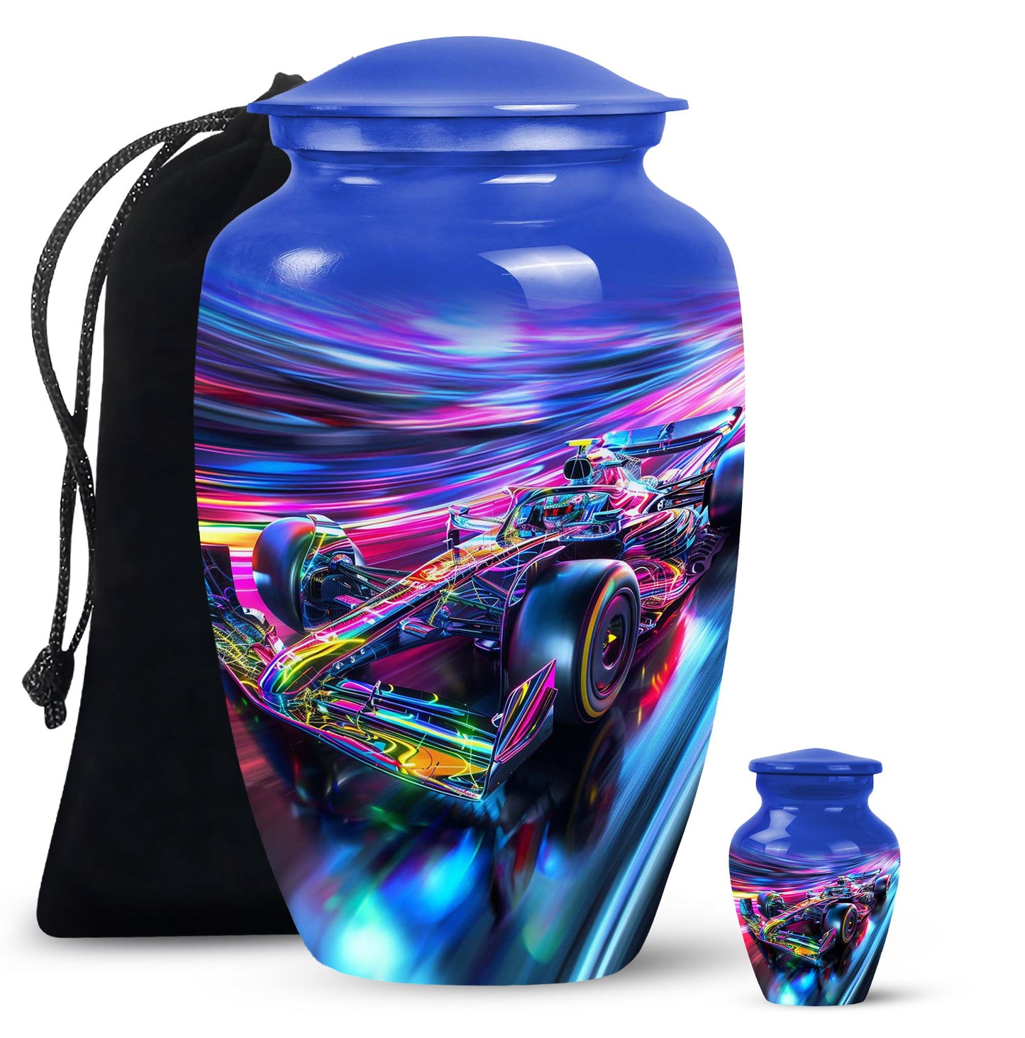Personalized Car Keepsake Urn for Human Ashes - 10-inch, 200 cu in - Yatskia