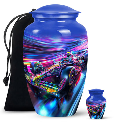 Personalized Car Keepsake Urn for Human Ashes - 10-inch, 200 cu in - Yatskia