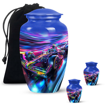 Large Urn With 2 Keepsake Urn