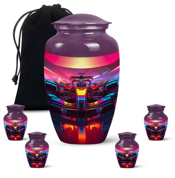 Large Urn With 4 Keepsake Urn