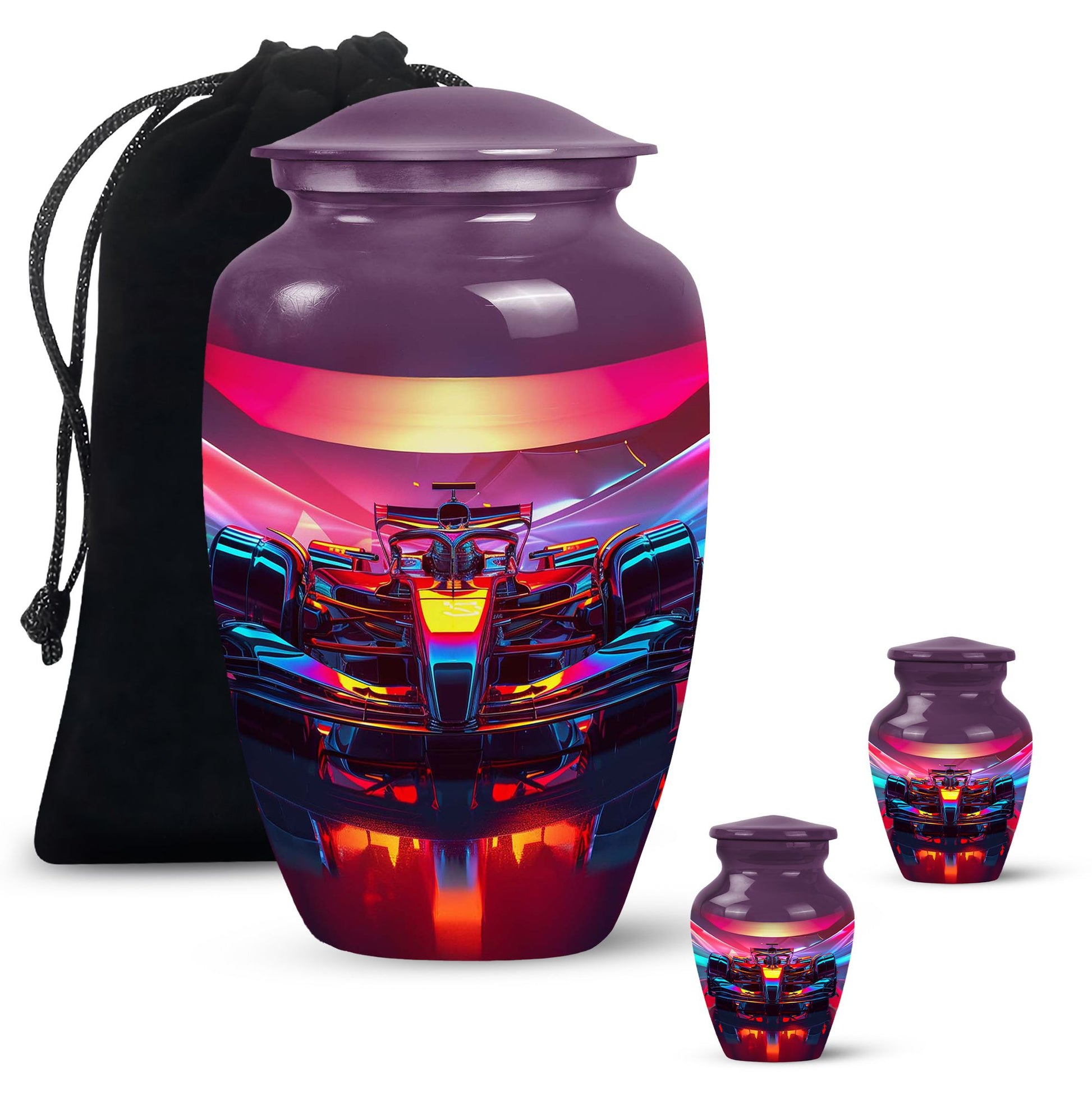 Racing Car Cremation Urn for Ashes – Unique Tribute For Motorsports Fans