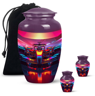 Large Urn With 2 Keepsake Urn