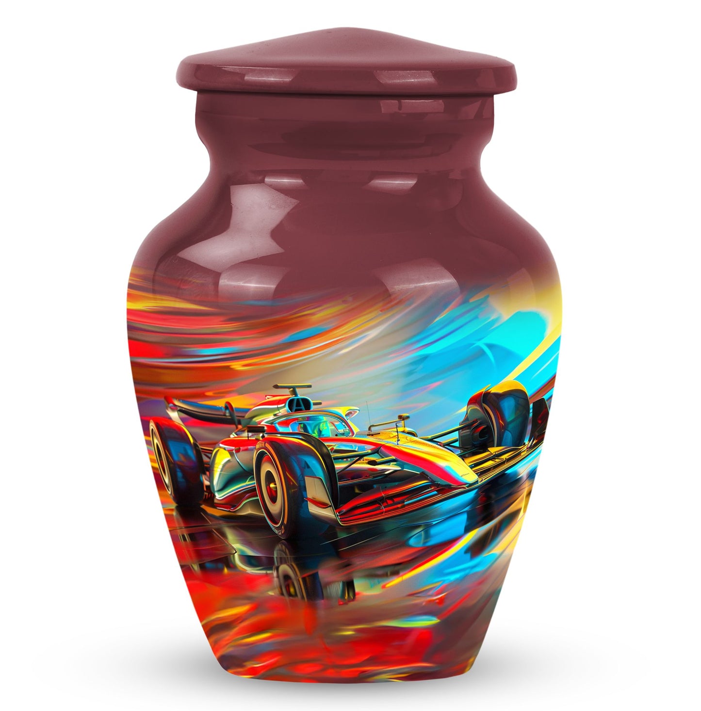 Personalized Car Cremation Urn for Human Ashes - 10-inch, 200 cu in - Yatskia