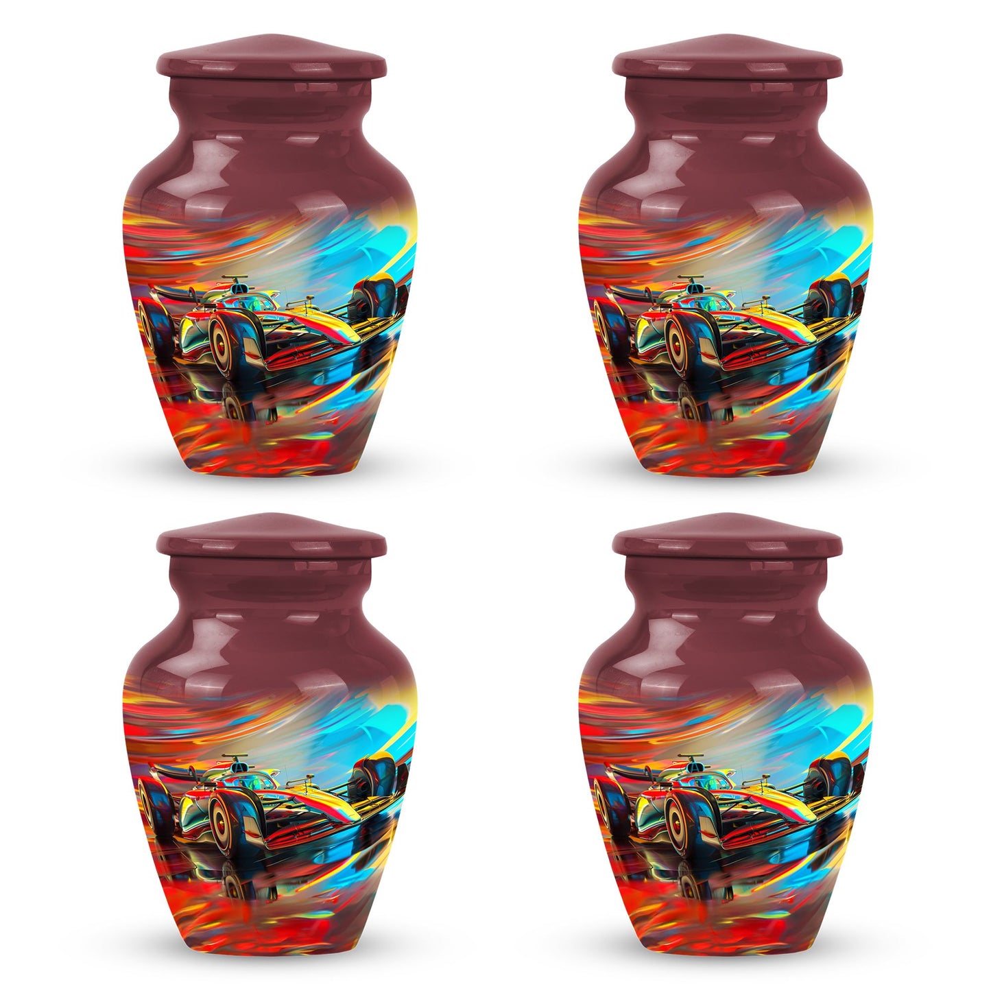 Personalized Car Cremation Urn for Human Ashes - 10-inch, 200 cu in - Yatskia