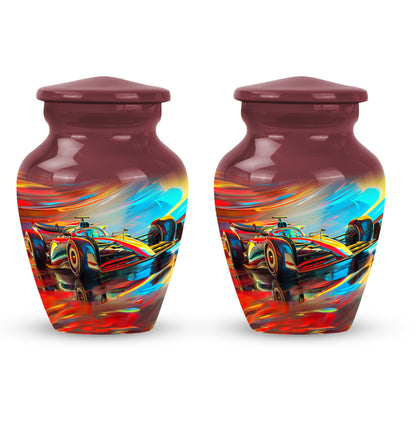 Personalized Car Cremation Urn for Human Ashes - 10-inch, 200 cu in - Yatskia