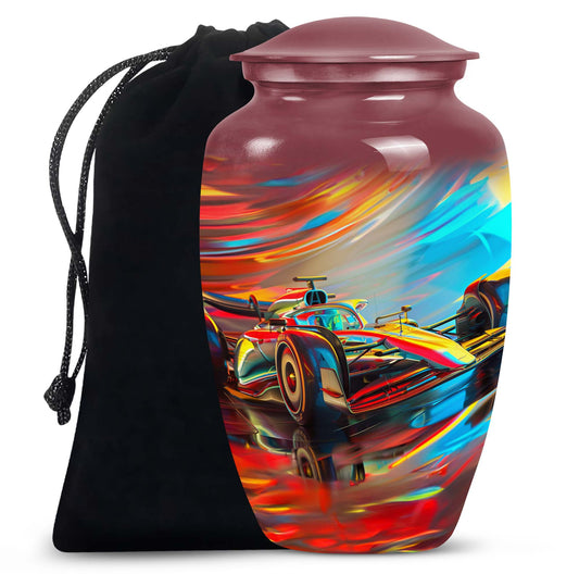 F1 Racing Car Cremation Urn – Decorative Unique Urns For Racing Fans