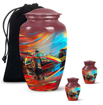 Large Urn With 2 Keepsake Urn