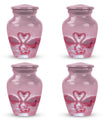 Pink Couple Swan Urn for Ashes – Beautiful Love-Themed Memorial Urn