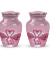 Pink Couple Swan Urn for Ashes – Beautiful Love-Themed Memorial Urn