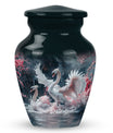 White Swan Funeral Urn - Large Urns For Human Ashes Adult Female