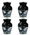 Double Swan Cremation Urns For Human Ashes - Memorial Urn for Mom and Dad