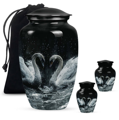 Personalized Bird Cremation Urn for Mom - 10-inch, 200 cu in - Yatskia