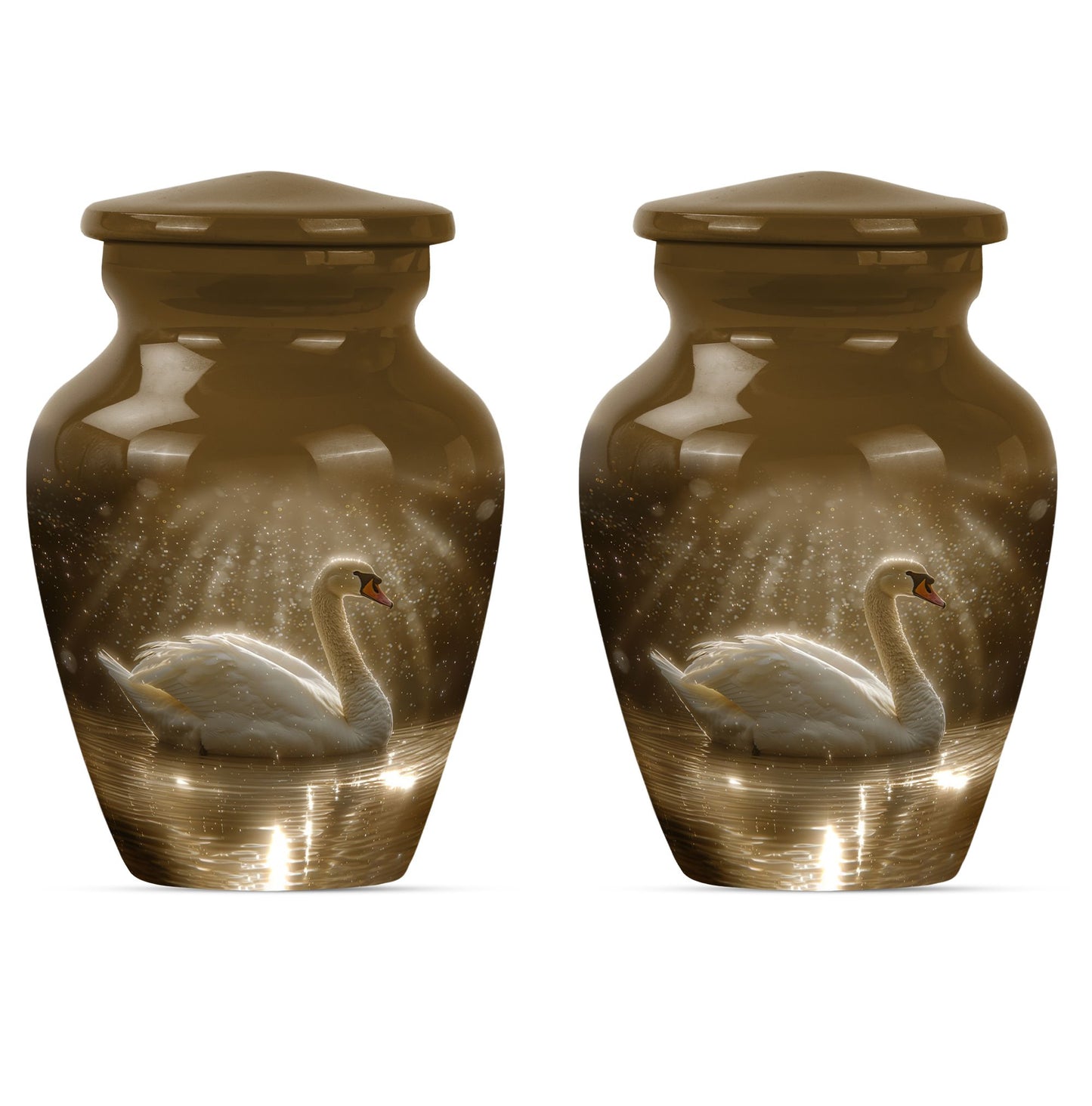 Personalized Bird Cremation Urn for Adults - 10-inch, 200 cu in - Yatskia