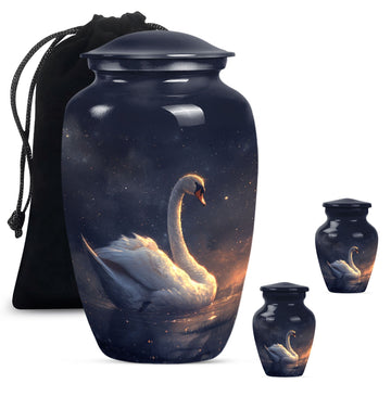 Large Urn With 2 Keepsake Urn