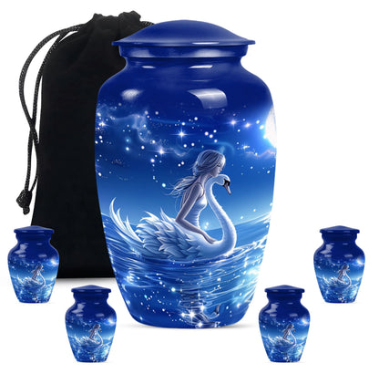 Personalized Bird Cremation Urn for Human Ashes - 10-inch, 200 cu in - Yatskia