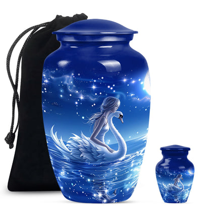 Personalized Bird Cremation Urn for Human Ashes - 10-inch, 200 cu in - Yatskia