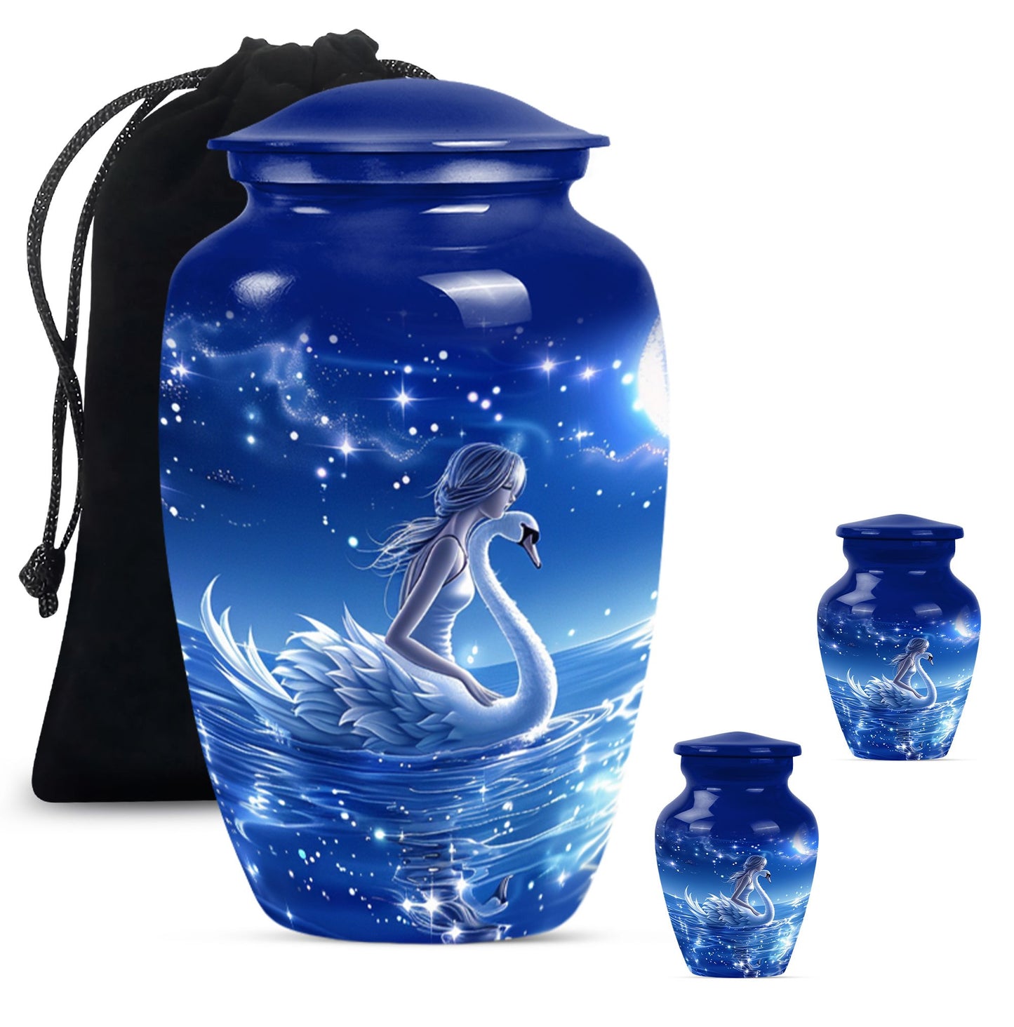 Personalized Bird Cremation Urn for Human Ashes - 10-inch, 200 cu in - Yatskia