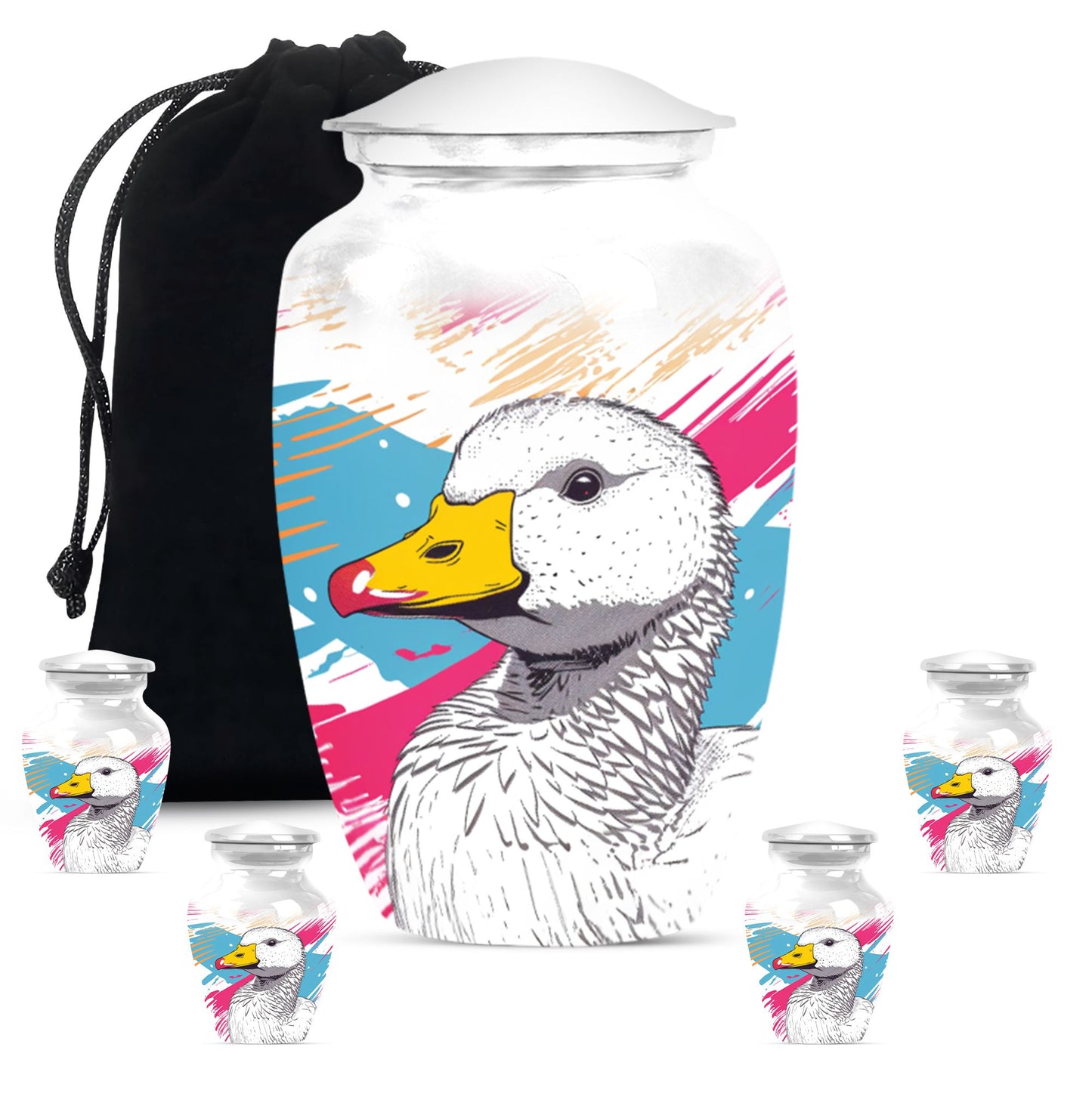 Personalized Bird Cremation Urn for Human Ashes - 10-inch, 200 cu in - Yatskia