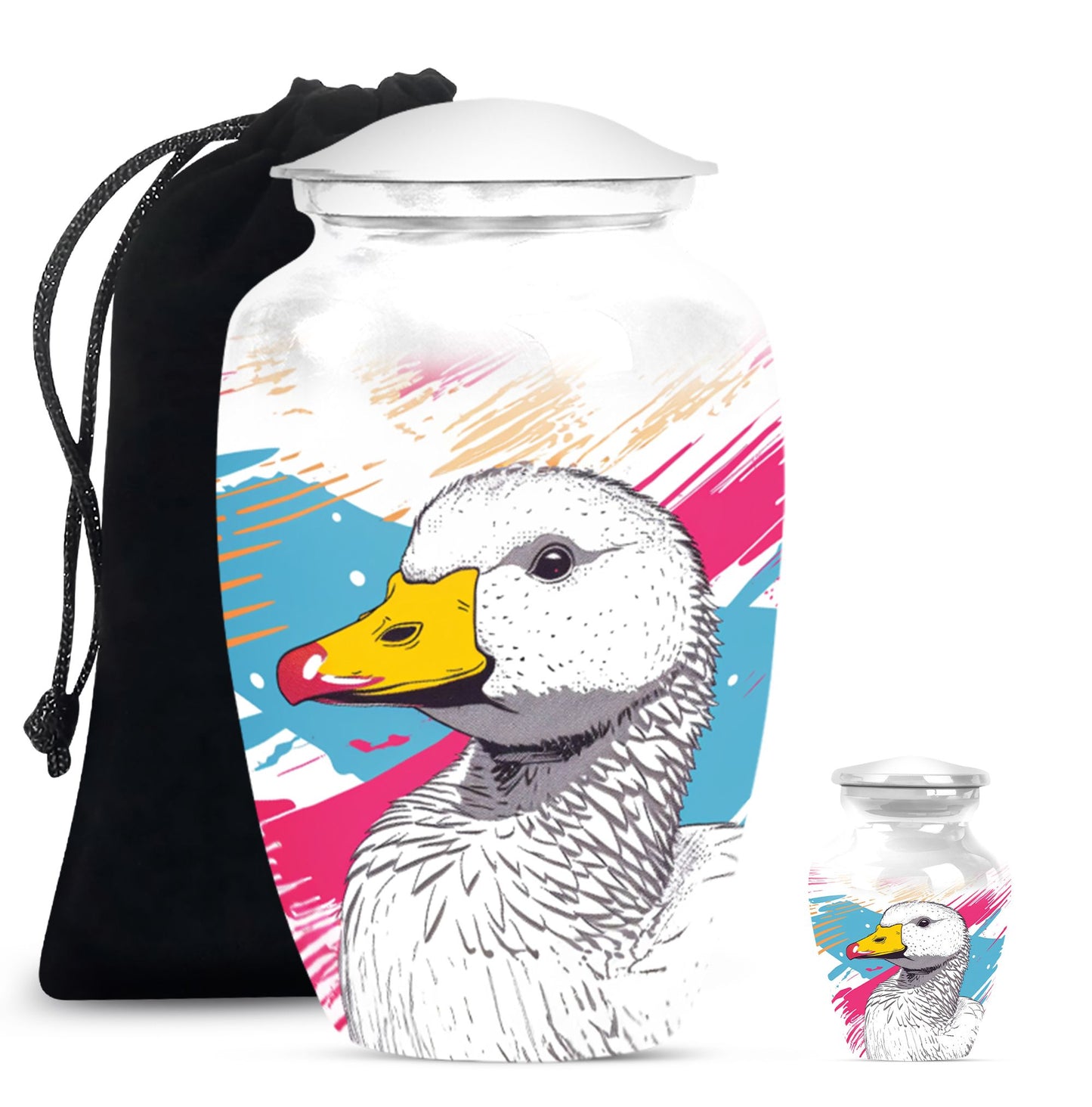 Personalized Bird Cremation Urn for Human Ashes - 10-inch, 200 cu in - Yatskia