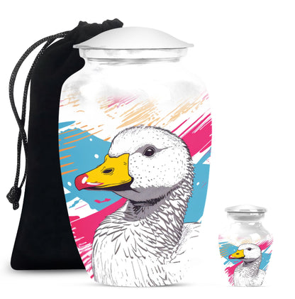 Personalized Bird Cremation Urn for Human Ashes - 10-inch, 200 cu in - Yatskia