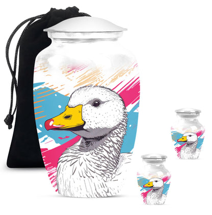Personalized Bird Cremation Urn for Human Ashes - 10-inch, 200 cu in - Yatskia