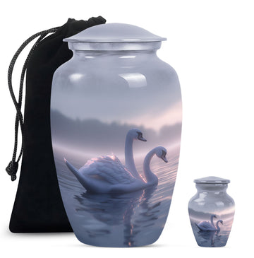 Large Urn With 1 Keepsake Urn