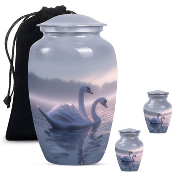 Large Urn With 2 Keepsake Urn