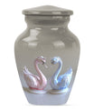 Duo Swan Keepsake Cremation Urn For Human Ashes - Mini Urns For Ashes