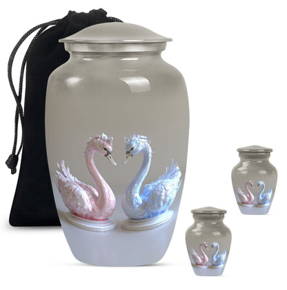 Personalized Bird Keepsake Urn for Human Ashes - 3-inch, 3 cu in - Yatskia