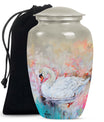 Beautiful Swan Urn for Human Ashes - Cremations Urns For Adults