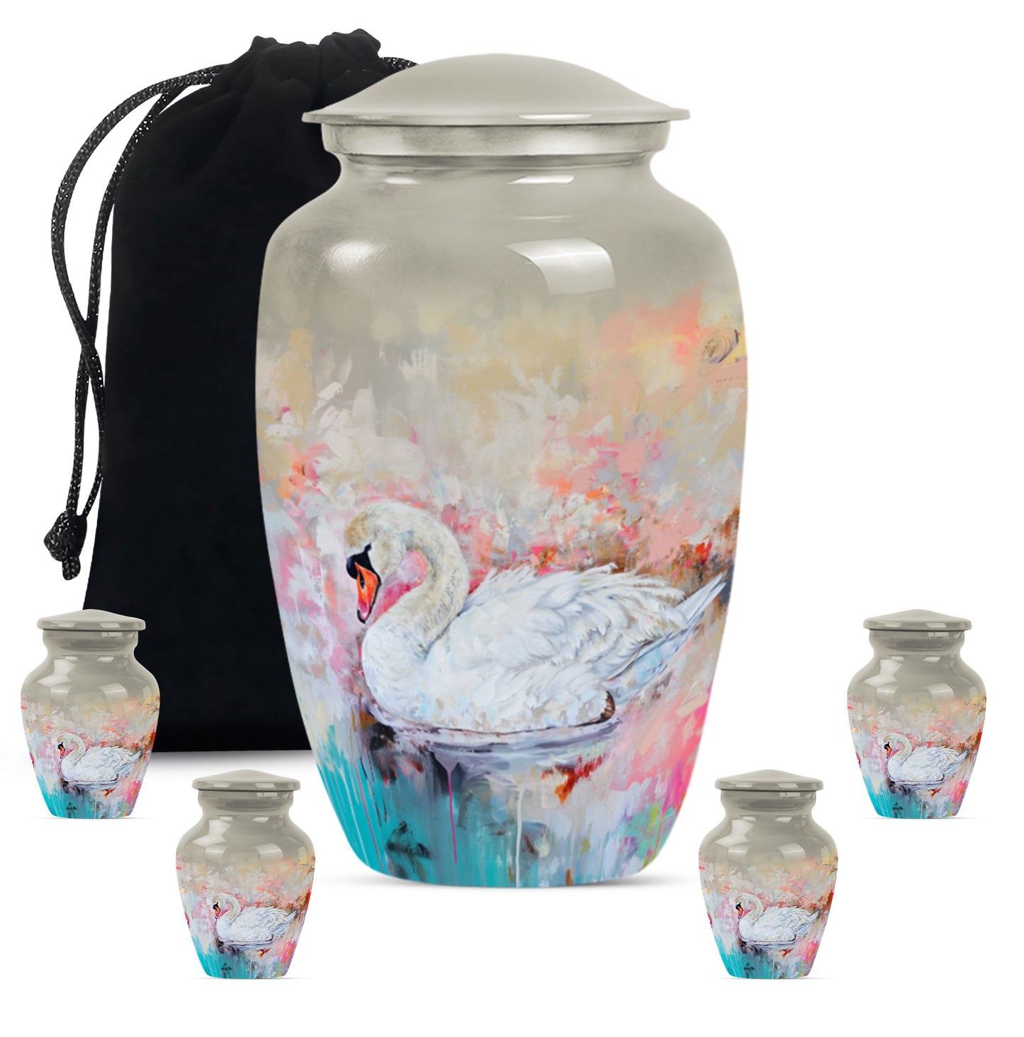 Personalized Bird Cremation Urn for Adults - 10-inch, 200 cu in - Yatskia