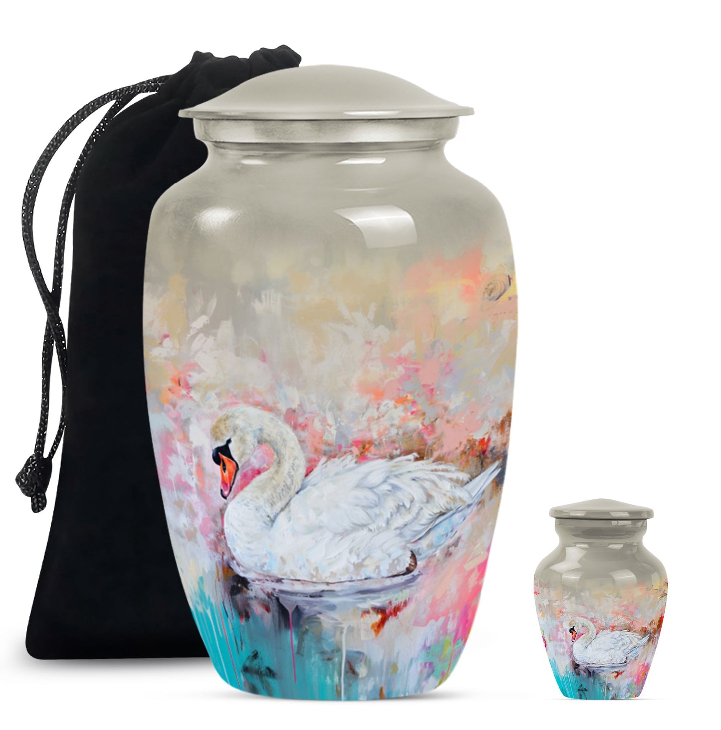 Personalized Bird Cremation Urn for Adults - 10-inch, 200 cu in - Yatskia