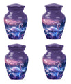 Purple Swan Cremation Urn for Human Ashes - Large Urns For Female & Male