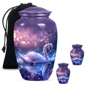 Large Urn With 2 Keepsake Urn