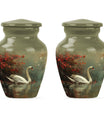 Graceful Swan Cremation Urns For Human Ashes - Urn for Dad and Mom