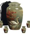 Graceful Swan Cremation Urns For Human Ashes - Urn for Dad and Mom