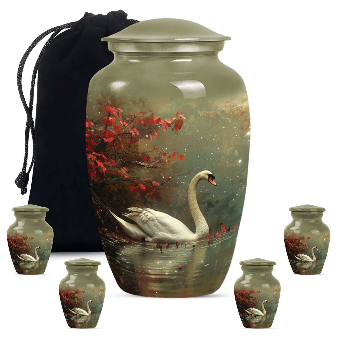 Personalized Bird Cremation Urn for Dad - 10-inch, 200 cu in - Yatskia