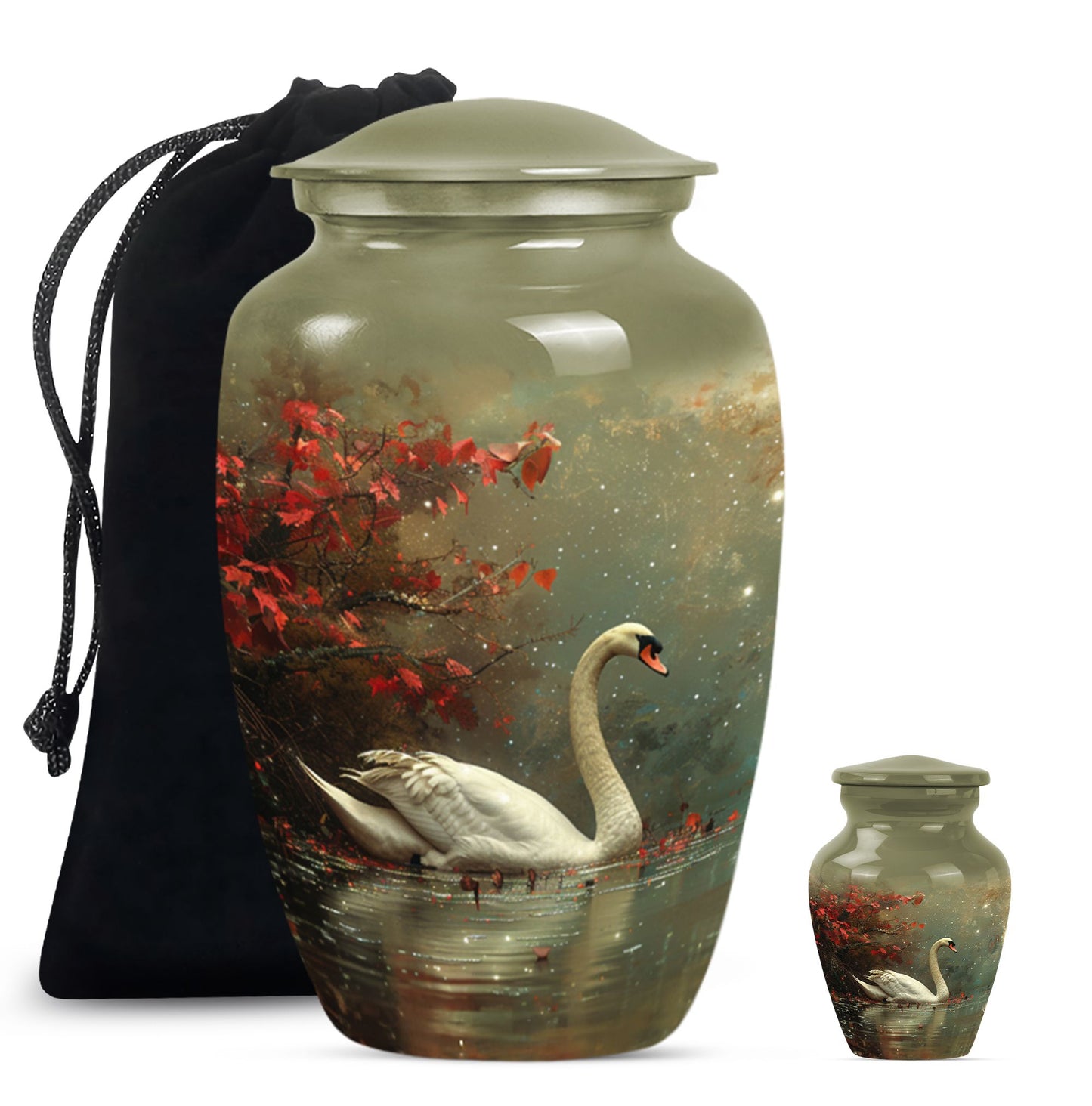 Personalized Bird Cremation Urn for Dad - 10-inch, 200 cu in - Yatskia