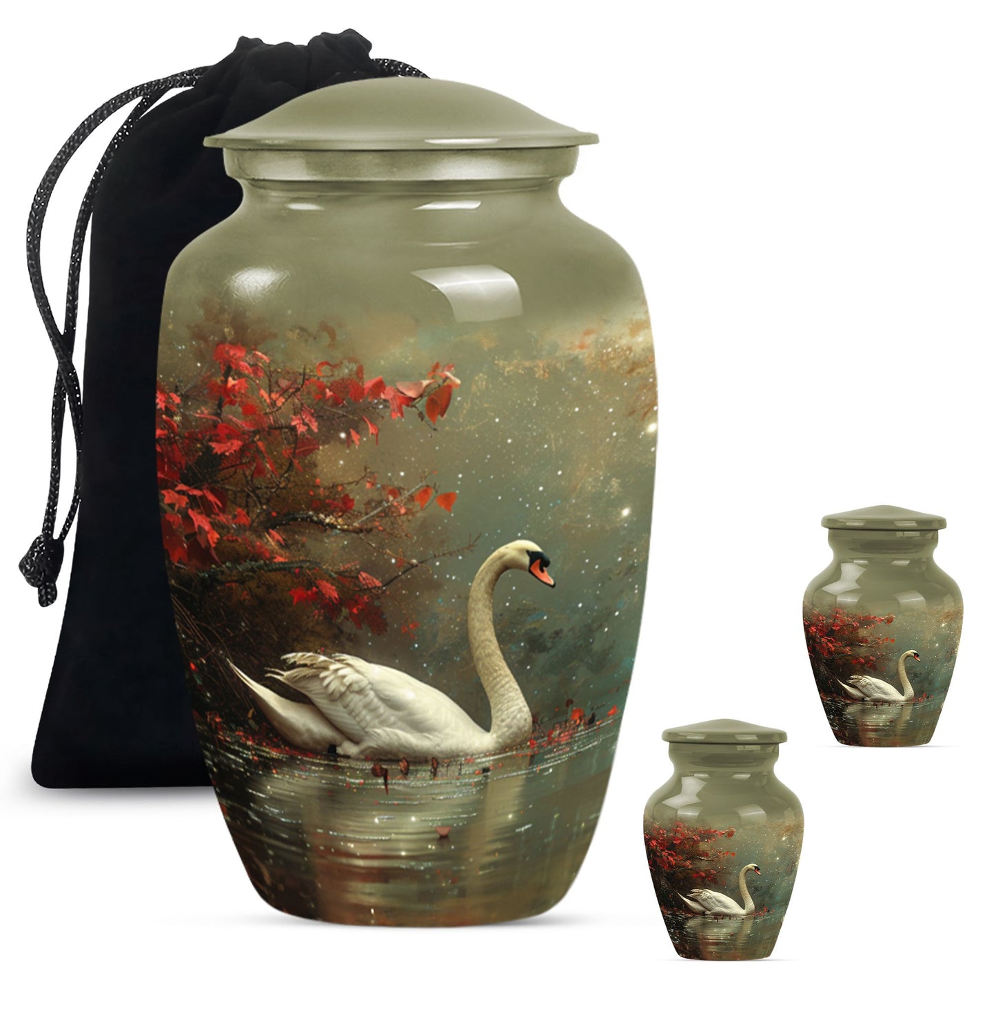 Personalized Bird Cremation Urn for Dad - 10-inch, 200 cu in - Yatskia
