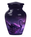 Purple Swan Cremation Urns For Human Ashes - Funeral Urns For Ashes