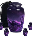 Purple Swan Cremation Urns For Human Ashes - Funeral Urns For Ashes