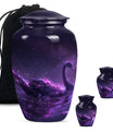 Purple Swan Cremation Urns For Human Ashes - Funeral Urns For Ashes