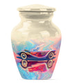 Vibrant Car Design Cremation Urn for Human Ashes - Burial Urns For Ashes