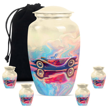 Large Urn With 4 Keepsake Urn