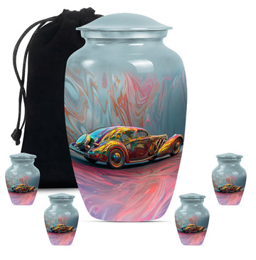 Large Urn With 4 Keepsake Urn