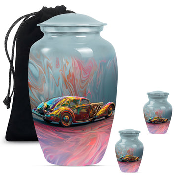 Large Urn With 2 Keepsake Urn